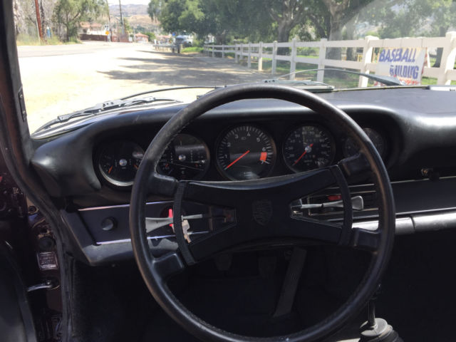 1970 Burgundy Porsche 911 Coupe