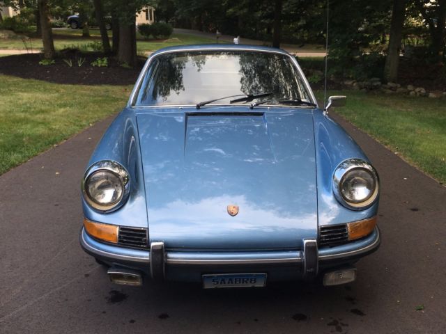 1970 Blue Porsche 911 Coupe