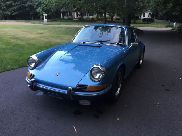 1970 Blue Porsche 911 Coupe