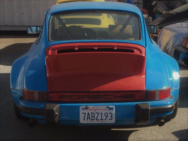 1970 Blue Porsche 911 Coupe