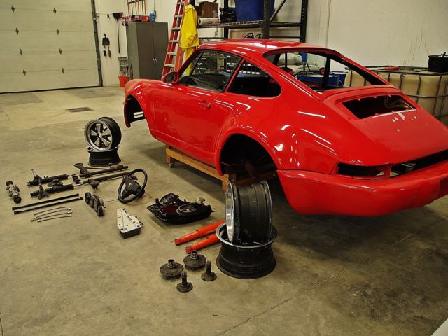 1970 Red Porsche 911 Coupe