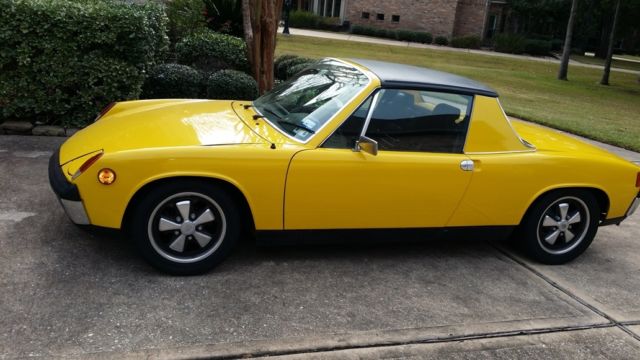 1970 Silver Porsche 914 targa
