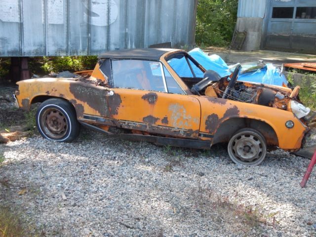 1970 Orange Porsche 914 Coupe
