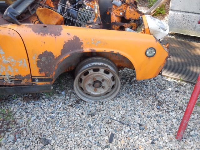 1970 Orange Porsche 914 Coupe