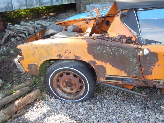 1970 Orange Porsche 914 Coupe