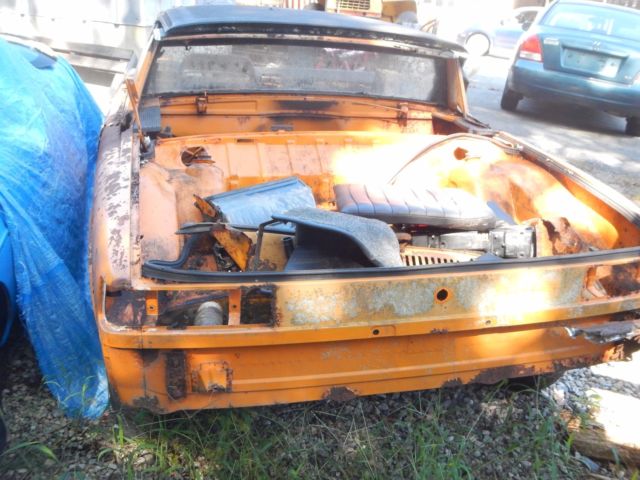 1970 Orange Porsche 914 Coupe