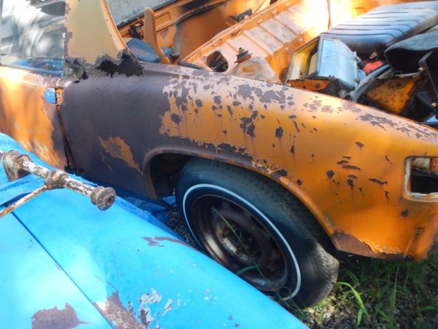 1970 Orange Porsche 914 Coupe