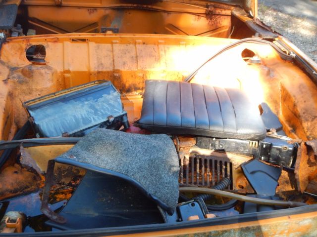 1970 Orange Porsche 914 Coupe