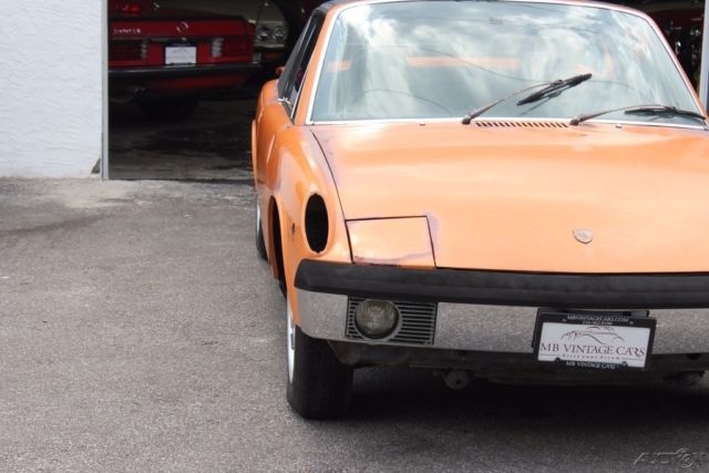 1970 Orange Porsche 914 Coupe