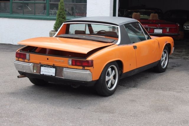 1970 Orange Porsche 914 Coupe