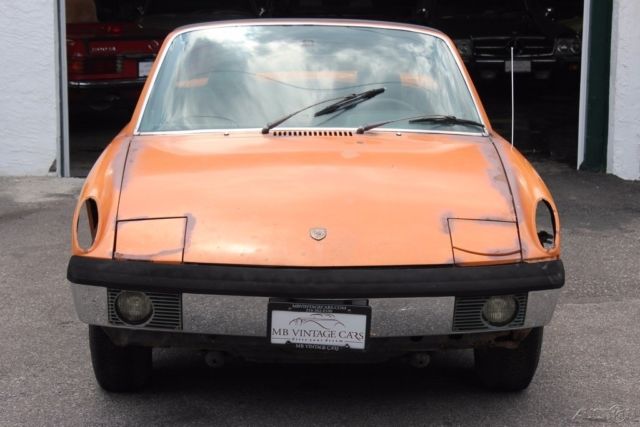 1970 Orange Porsche 914 Coupe