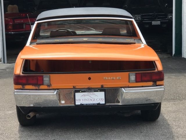 1970 Orange Porsche 914 Coupe