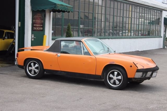 1970 Orange Porsche 914 Coupe