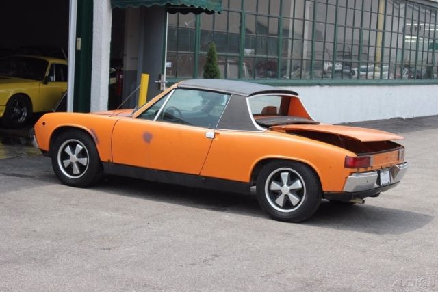 1970 Orange Porsche 914 Coupe