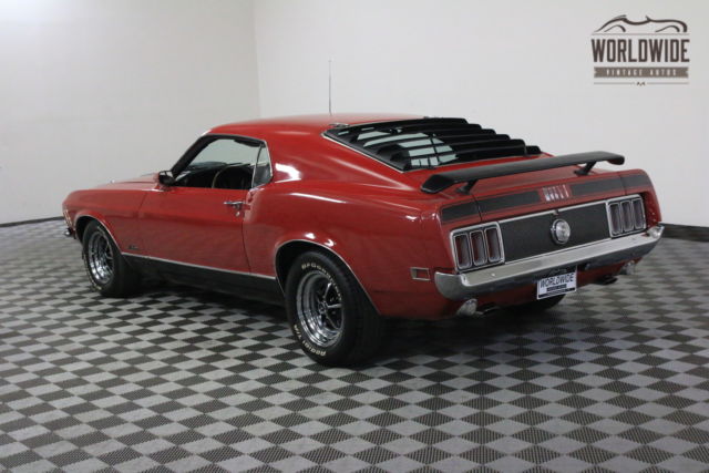 1970 Red Ford Mustang