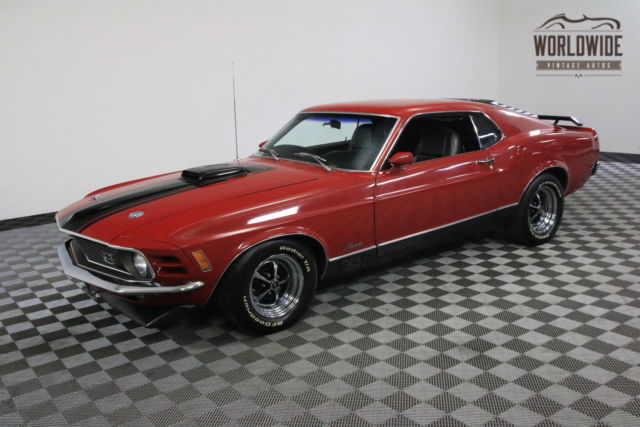 1970 Red Ford Mustang
