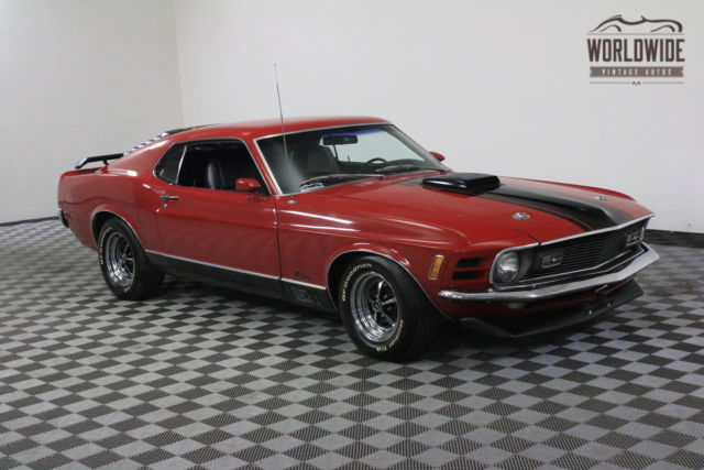 1970 Red Ford Mustang