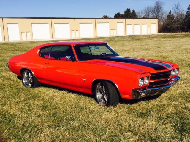 1970 Red Chevrolet Chevelle Coupe