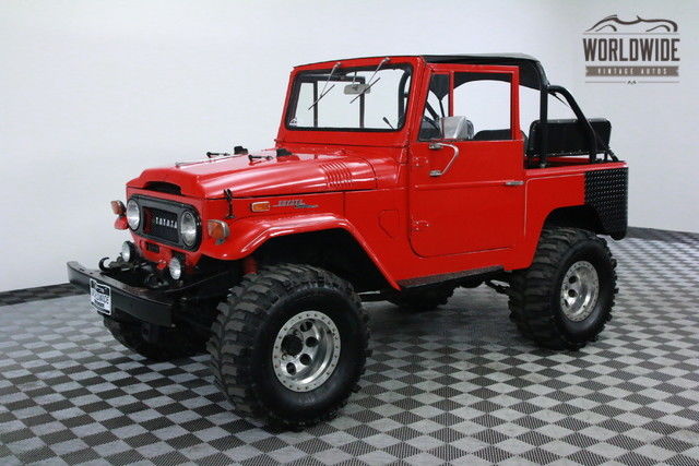 1970 Red Toyota Land Cruiser
