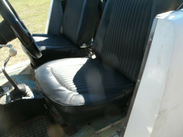 1970 White Ford Bronco Convertible