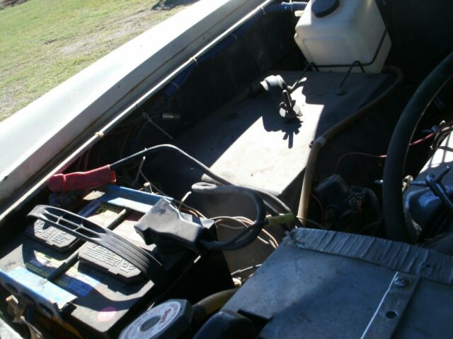 1970 White Ford Bronco Convertible
