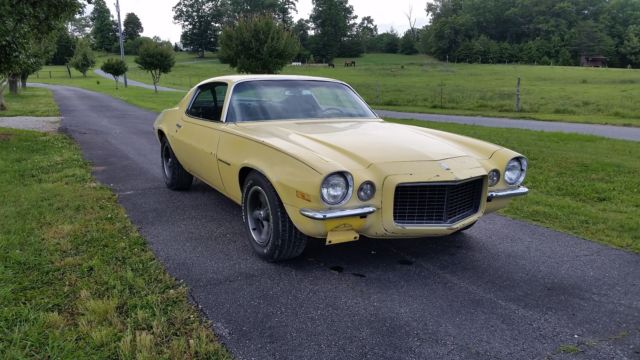 1970 Yellow Chevrolet Camaro Coupe