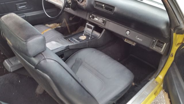 1970 Yellow Chevrolet Camaro Coupe