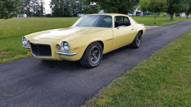 1970 Yellow Chevrolet Camaro Coupe