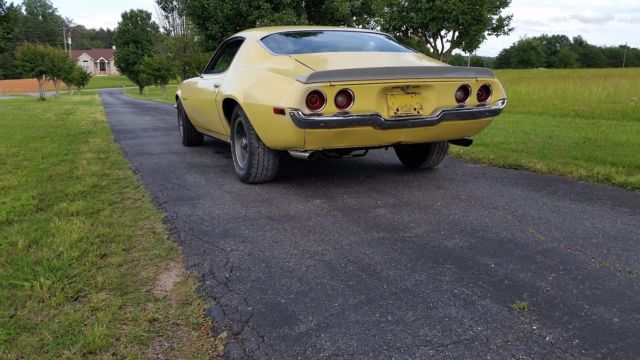 1970 Yellow Chevrolet Camaro Coupe