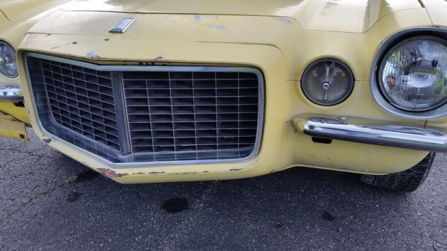 1970 Yellow Chevrolet Camaro Coupe