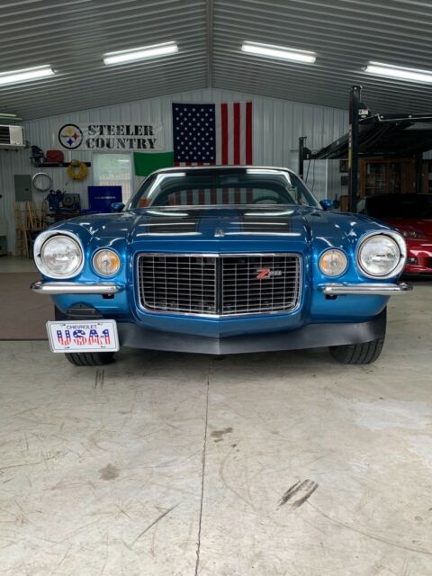 1970 Blue Chevrolet Camaro