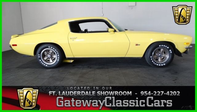 1970 Yellow Chevrolet Camaro