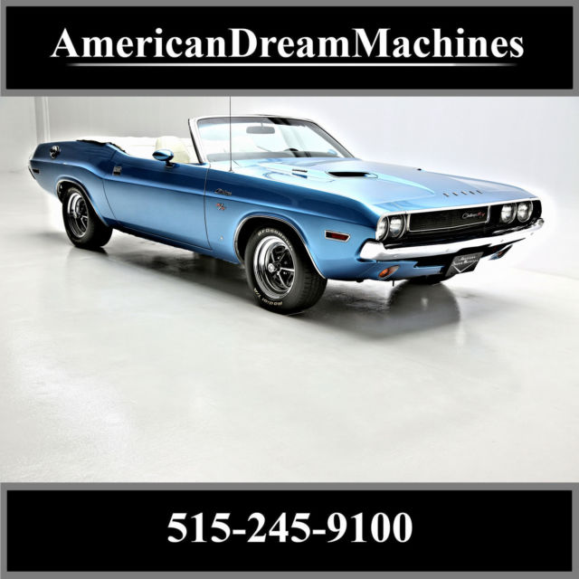 1970 Blue Dodge Challenger Convertible