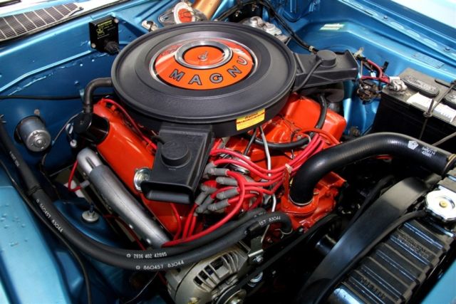 1970 Blue Dodge Challenger Convertible