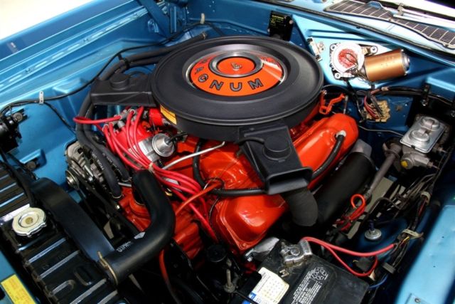 1970 Blue Dodge Challenger Convertible