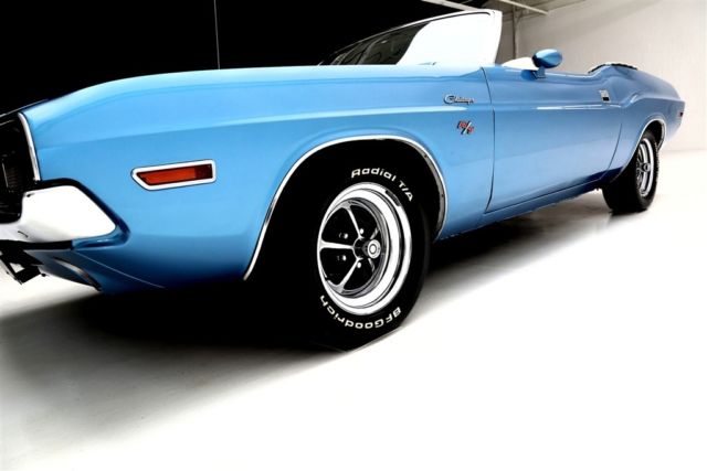 1970 Blue Dodge Challenger Convertible