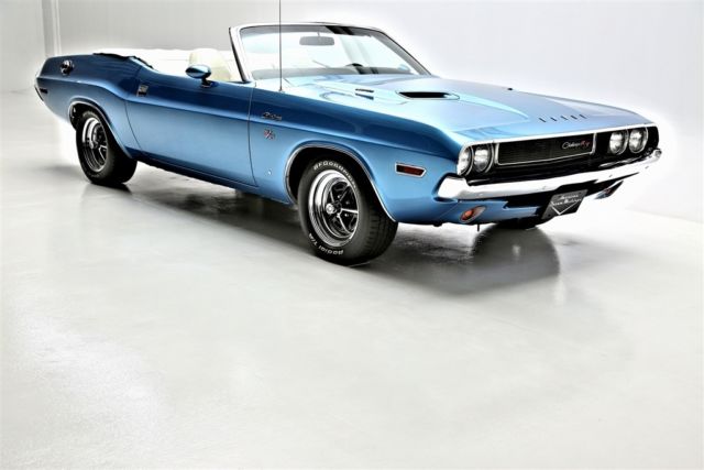 1970 Blue Dodge Challenger Convertible