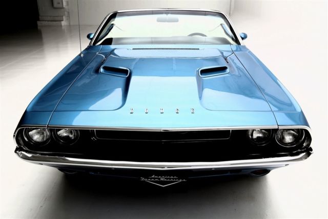 1970 Blue Dodge Challenger Convertible