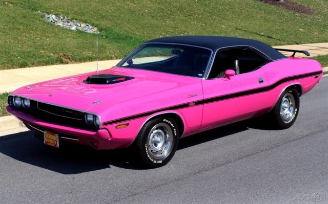 1970 Black Dodge Challenger Coupe