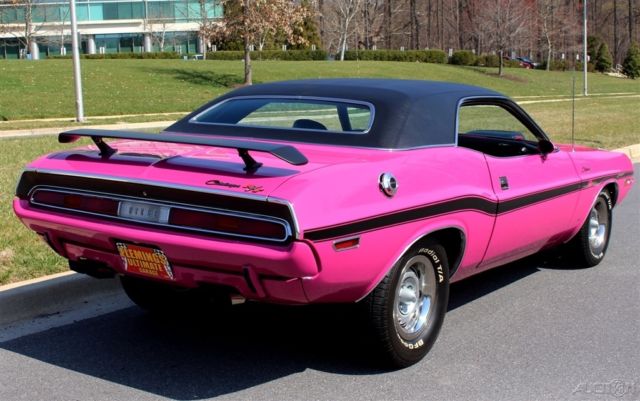 1970 Black Dodge Challenger Coupe