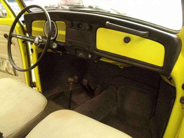 1970 Saturn Yellow Volkswagen Beetle - Classic