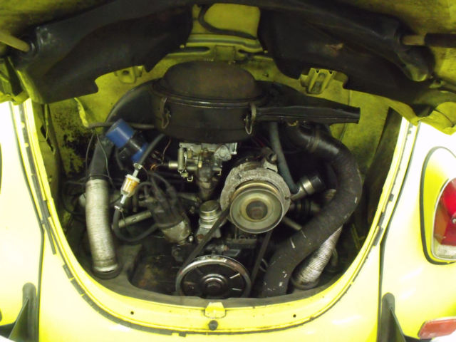 1970 Saturn Yellow Volkswagen Beetle - Classic