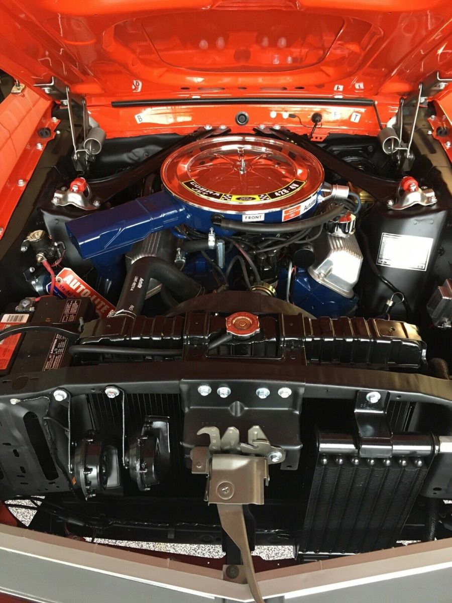 1970 Orange Ford Mustang Fastback