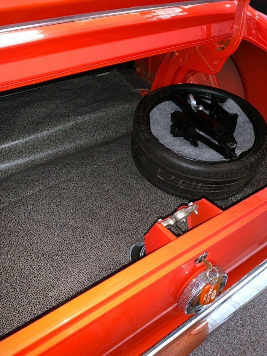 1970 Orange Ford Mustang Fastback
