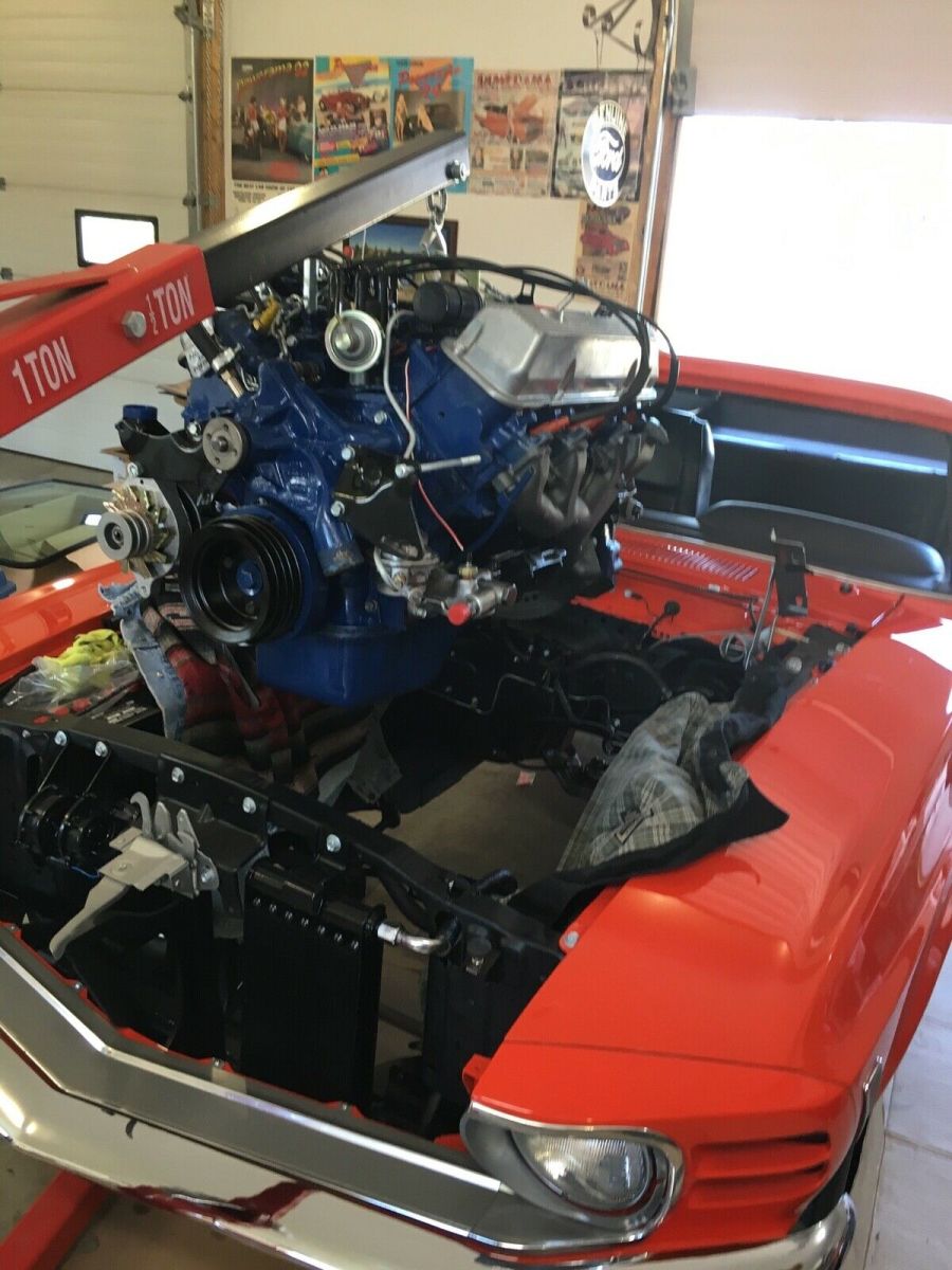 1970 Orange Ford Mustang Fastback