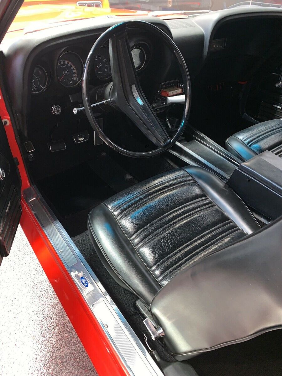 1970 Orange Ford Mustang Fastback