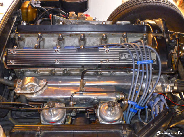 1970 Blue Jaguar E-Type Convertible