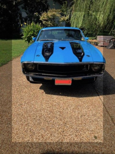 1970 Grabber Blue Ford Mustang Coupe