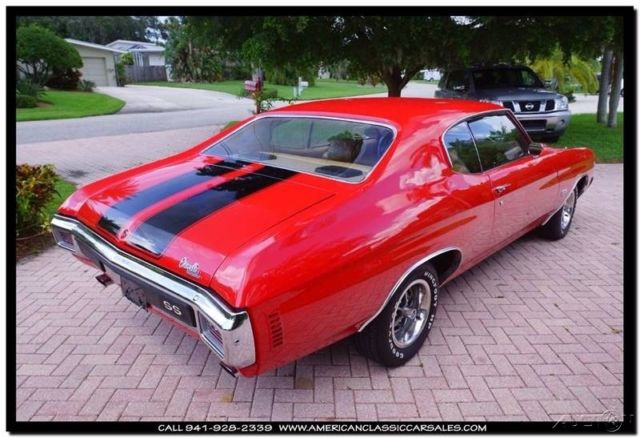 1970 Red Chevrolet Chevelle