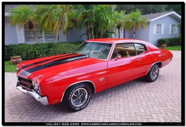 1970 Red Chevrolet Chevelle